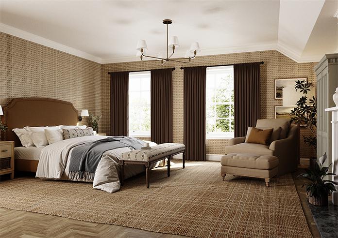 Stamford, Cinnamon - Made to Measure Curtains - Image 7